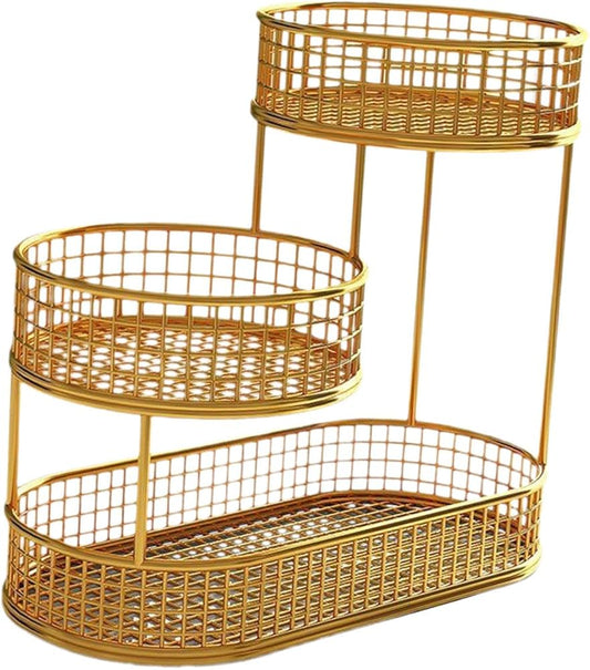 3 layer fruit organiser flat base| Multi Purpose Rack.