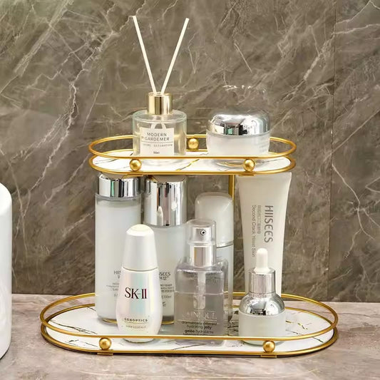 Bathroom Shelf Countertop Perfume Organizer Makeup Organizer