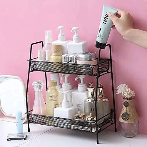 2-Tier Bathroom Shelf Organizer countertop